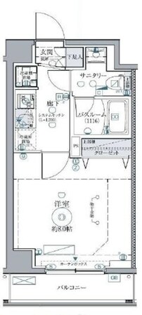 クレヴィスタ西馬込の物件間取画像